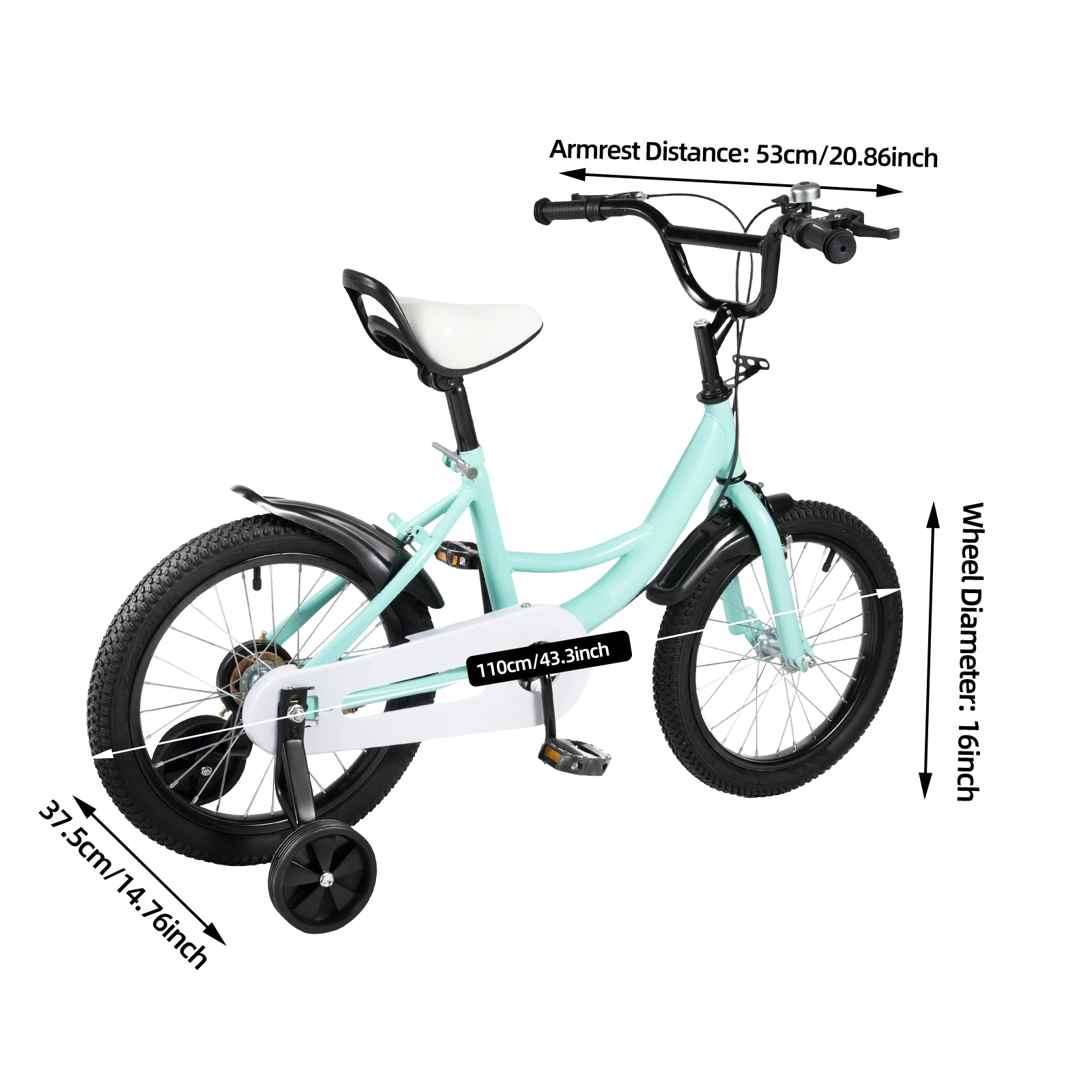 16-tolline laste jalgratas