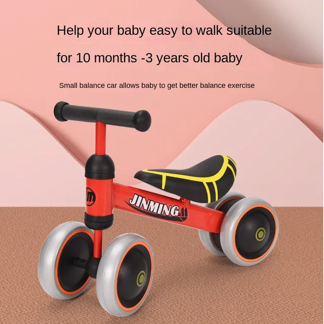 LazyChild Children's Scooter Safe and Comfortable Baby Scooter Baby Walker 1 To 3 Years Old Four-Wheeled Scooter DropShipping 3
