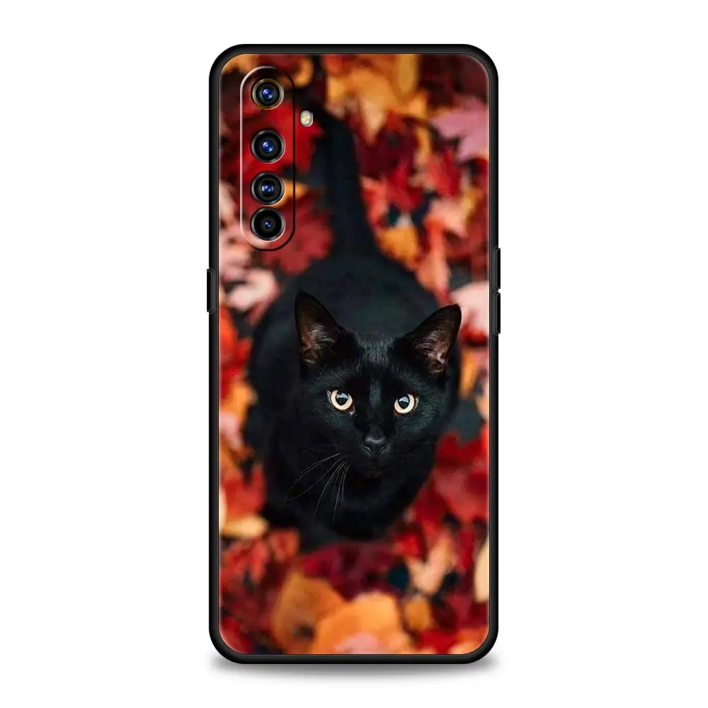 Black Cat Staring Eye Phone Case Cover - Sleek and Stylish Protection