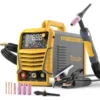 TIG Welder with Pulse Multifunctional TIG Welding Machine DC TIG/Spot TIG/Stick 110&220V Dual Voltage with Large Digital Display 1