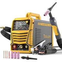 TIG Welder with Pulse Multifunctional TIG Welding Machine DC TIG/Spot TIG/Stick 110&220V Dual Voltage with Large Digital Display 1