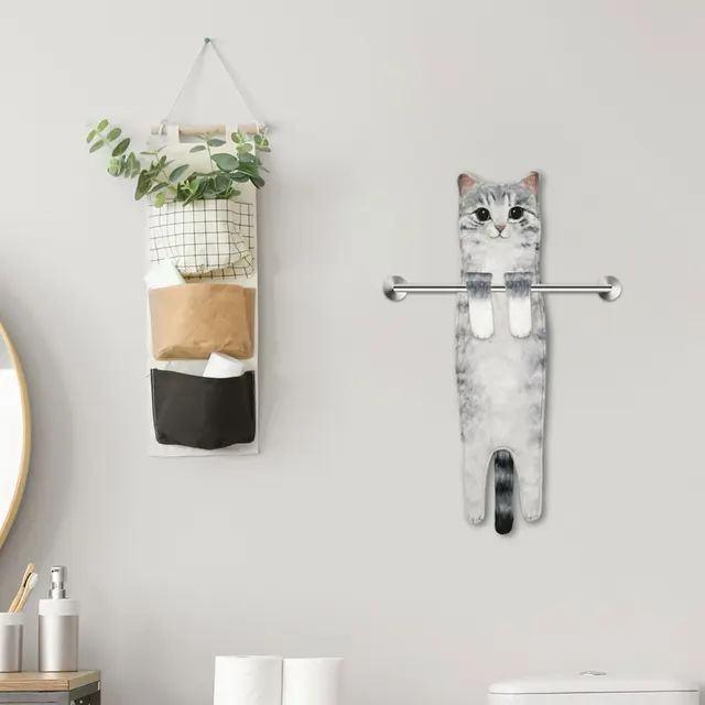 Funny Cat Hand Towels: Add charm to your home decor with these soft and practical towels for cat lovers.