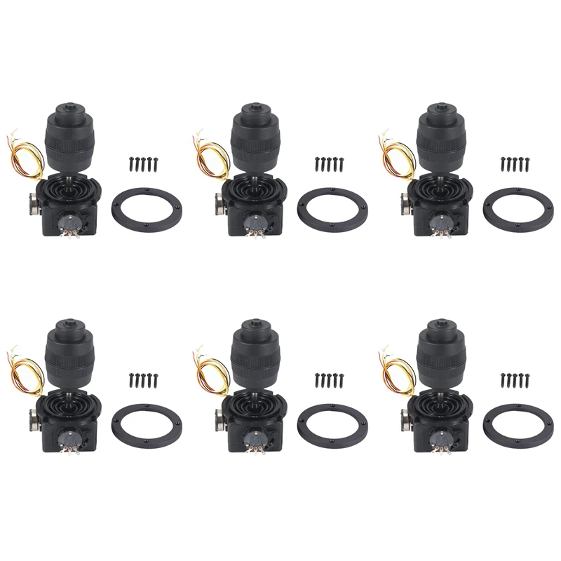 

Hot 6X New 4-Axis Joystick Potentiometer Jh-D400X-R2 5K Ohm 4D With Button Joystick With Track Number 12001297 R2 5K