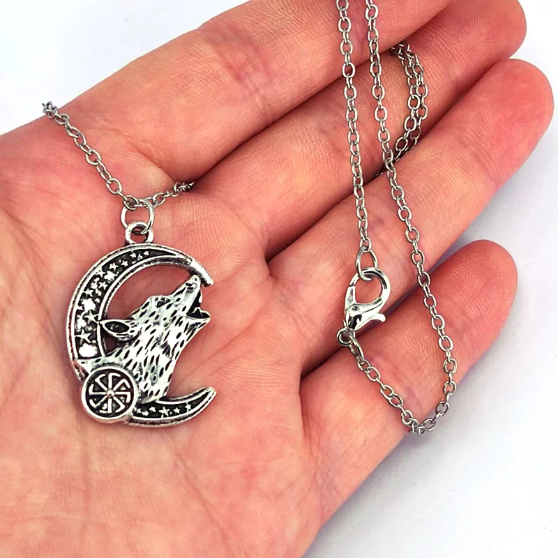 YAFEINI Collana Pentagramma In Argento 925 - Ciondolo Pentacolo Wiccan Pagano (22,7x29,2 Mm)