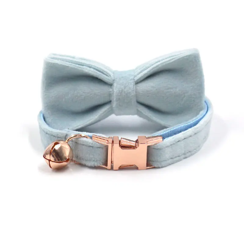 Blue Bow tie collar