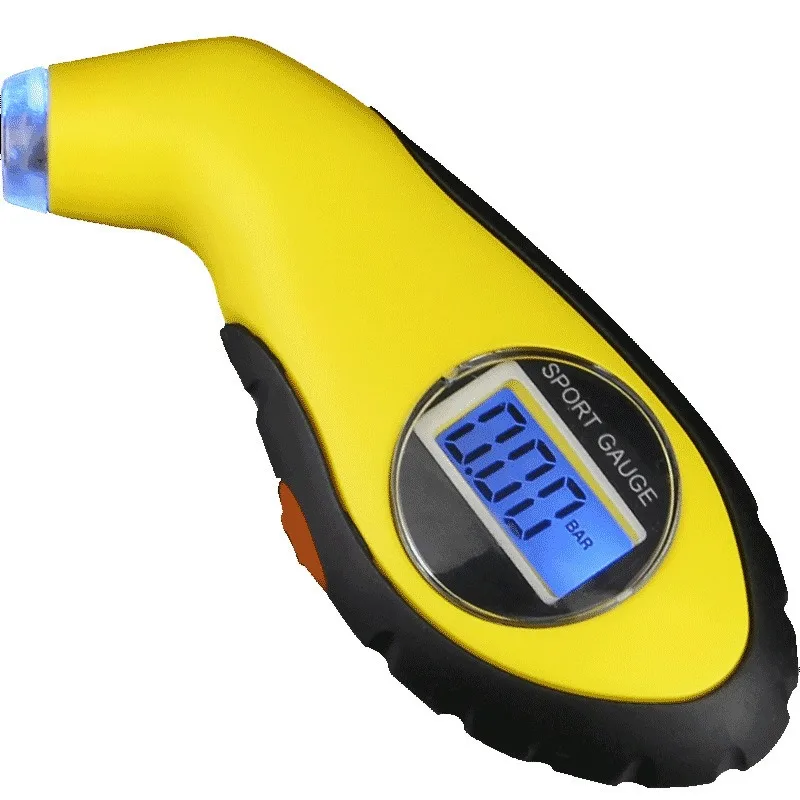 

car tire pressure gauge, liquid crystal display, electronic digital display tire pressure gauge