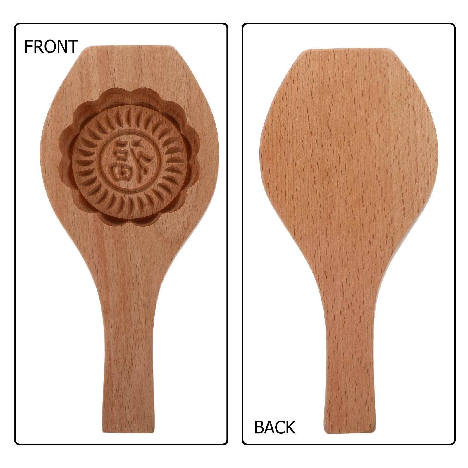 Moon Cake Mold Kitchen Gadgets Butter Cookies Style Utensil Wood Mould Decor Festival Pastry Mold Cake Decoration Baking Tools