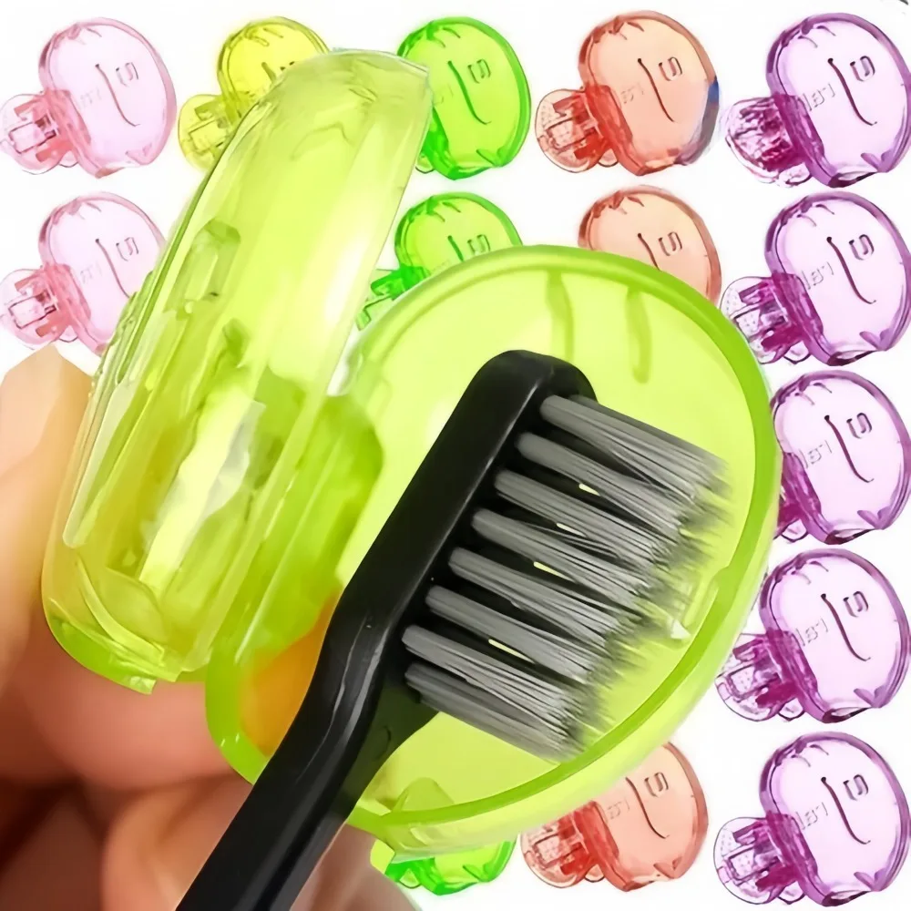Portable Travel Toothbrush Head Protective Cover,4