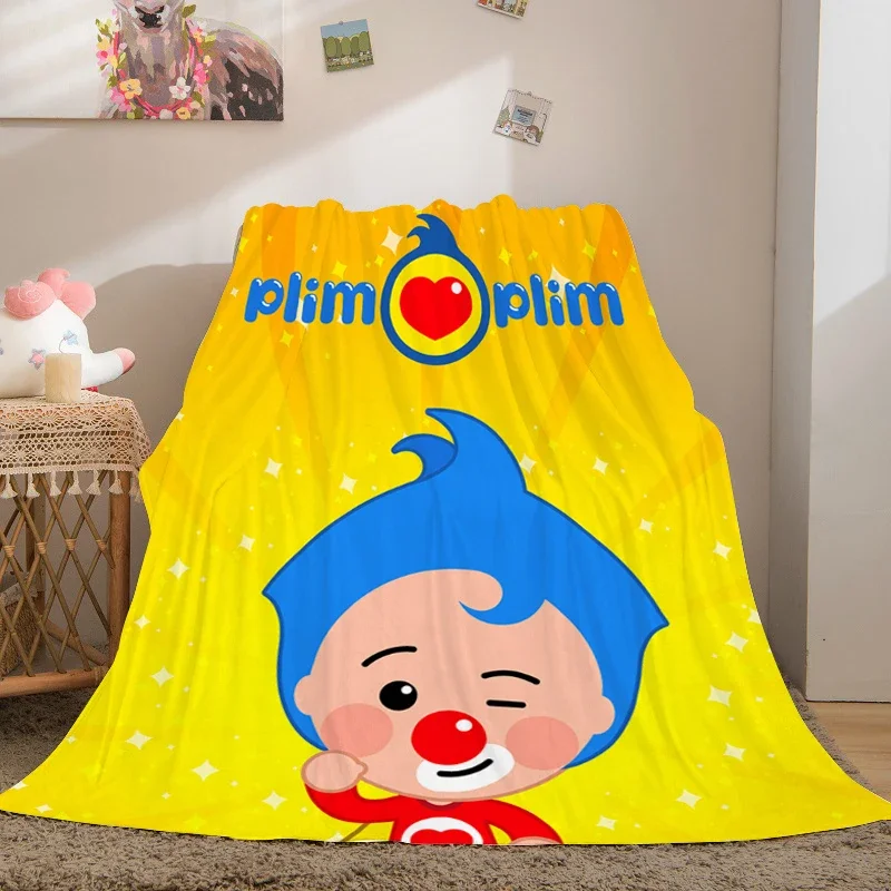 Cute Flannel Blanket Sofa King Size A-Plim A-Plim Warm Bed Fleece Camping Fluffy Soft Blankets for Winter Microfiber Bedding 5