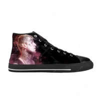 Hot Lil Peep Hip Hop Rap Rapper Music Singer Rock Casual Cloth Shoes High Top Comfortable Breathable 3D Print Men Women Sneakers 2
