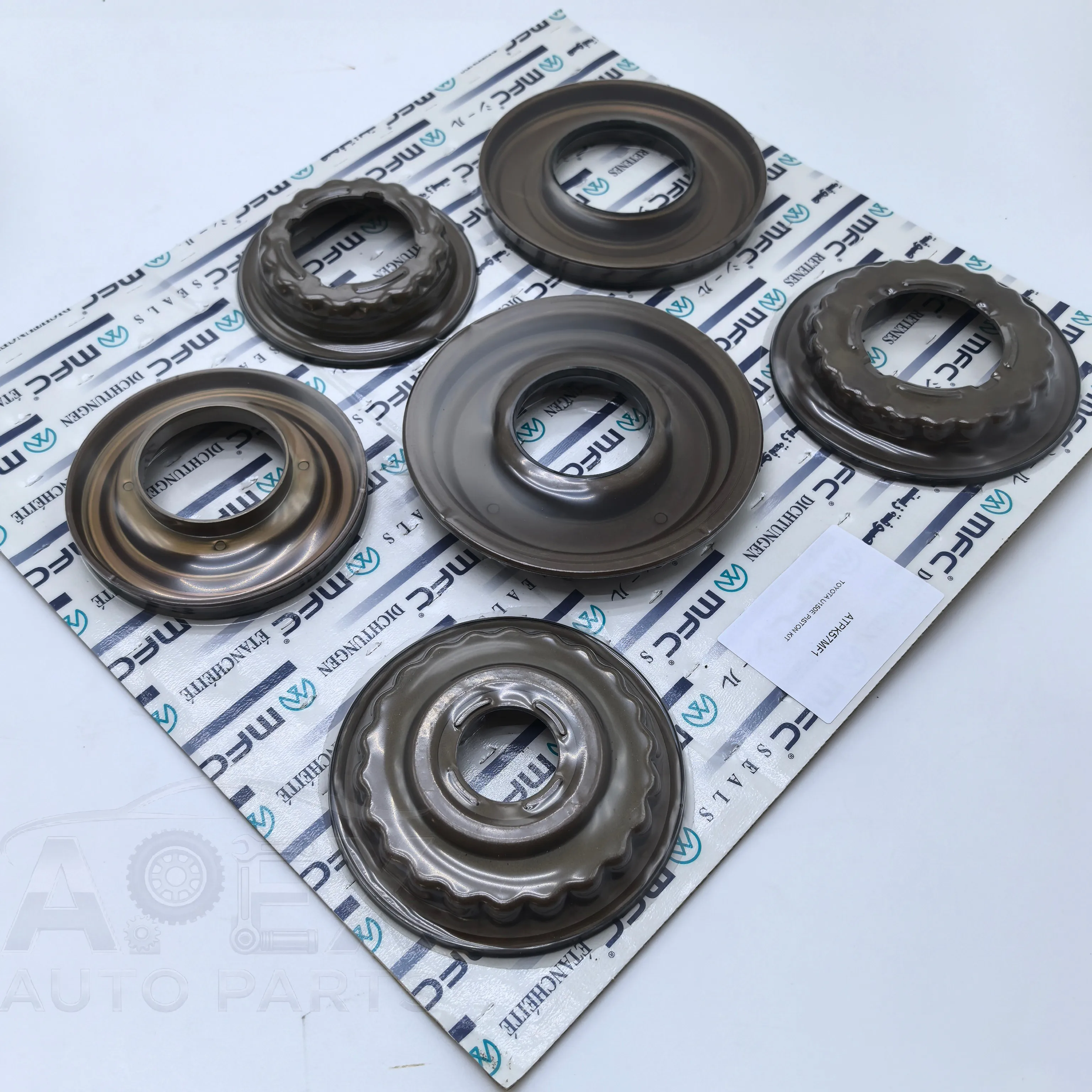 6PCS U150E U151E U151F 자동 변속기 피스톤 키트 (도요타 캠리, 하이랜더, RAV4, 렉서스 ES300, ES330, RX330 2002-2013년식)