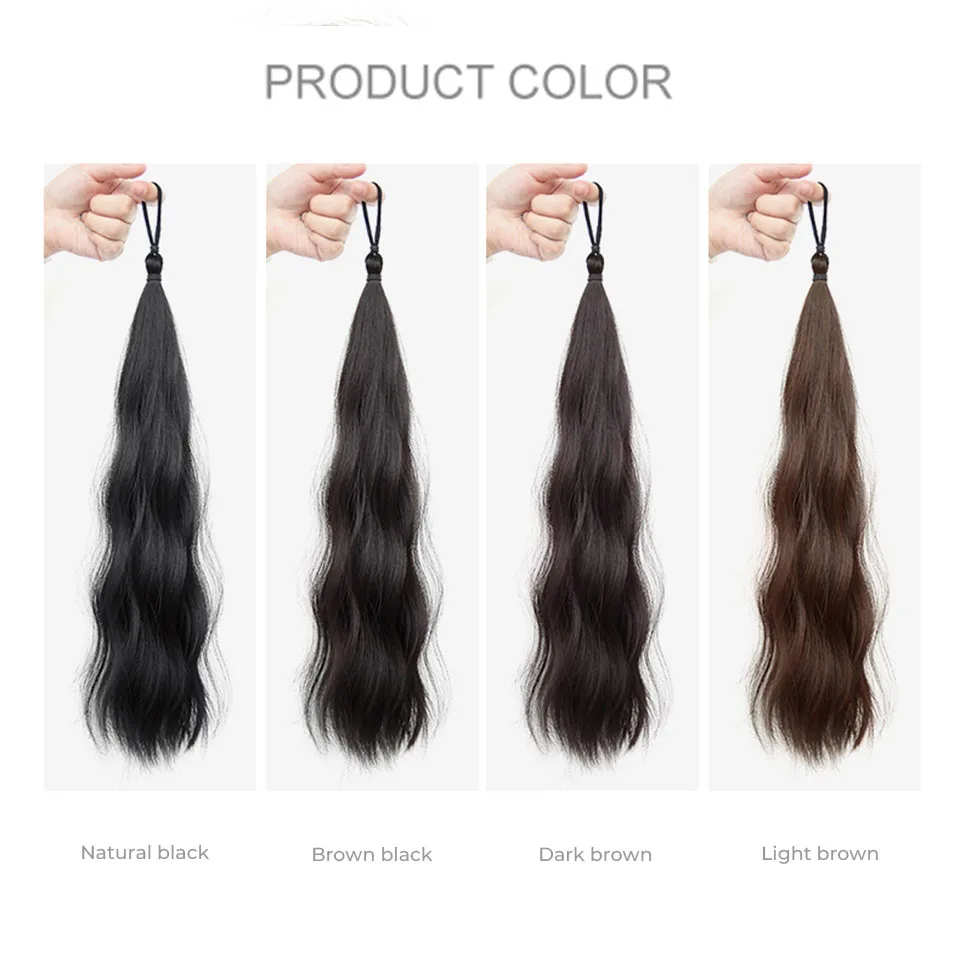 Synthetic Hair Wavy Bun for Women