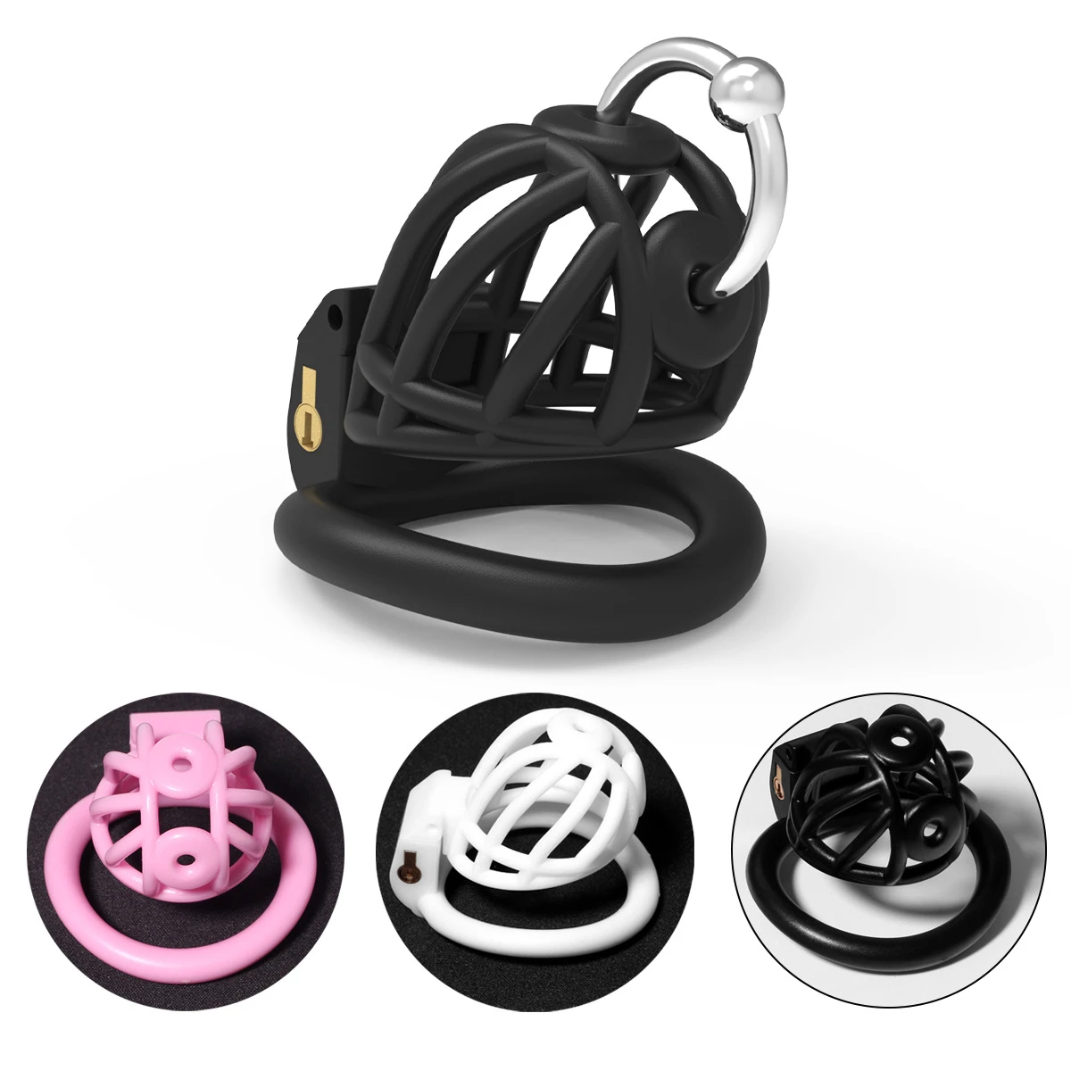 Chastity Lock Male Cock Cage Sex Toys