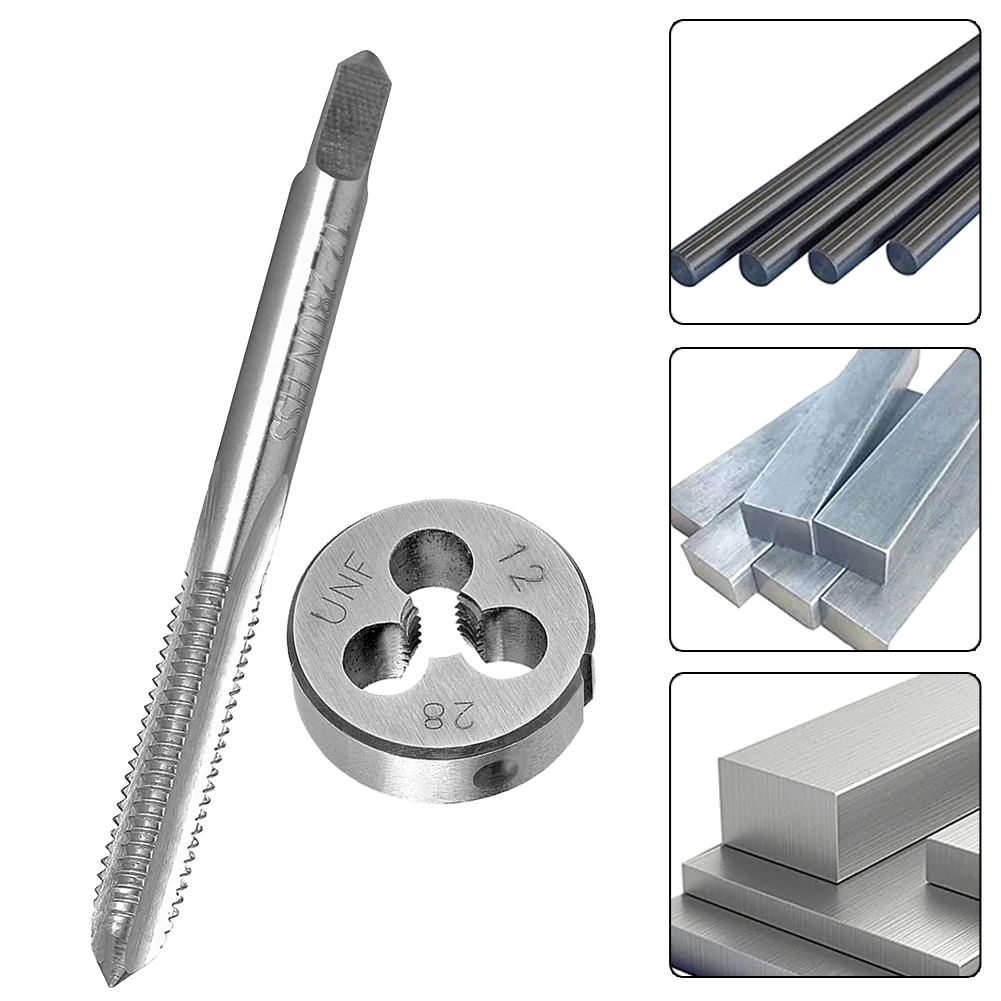

Die 12-28 UNF Tap 12-28 UNF Die 12-28 UNF Tap 68mm Aluminum Cast Iron Copper Die For Shallow Cutting Replacement