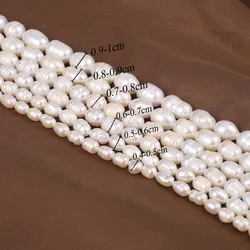 Premium Natural Freshwater Pearl Rice Beads for Jewelry Crafting and DIY Projects (Rice pearls)