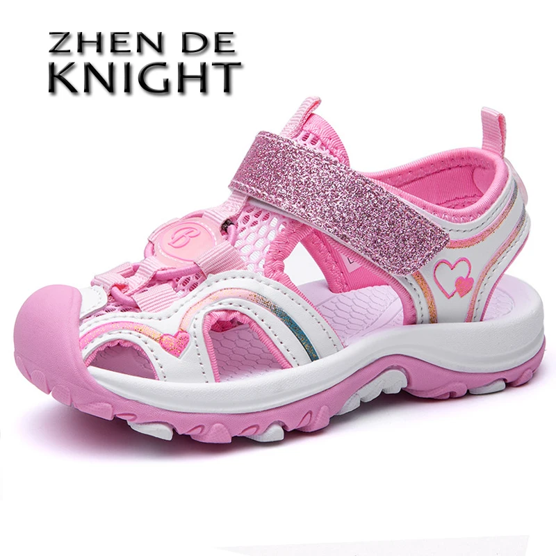 Sandalias de verano para niños y niñas 4 a 12 años, zapatos de playa a la moda, talla Europea 26-37 - AliExpress