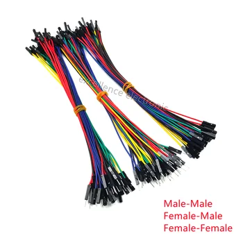 50-300pcs 10 ซม.20 ซม.30 ซม.สายจัมเปอร์ Dupont สายเชื่อมต่อชุดสารพันสําหรับ Arduino Raspberry pi อิเล็กทรอนิกส์ Breadboard PCB 1