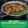 World's Finest 7-Ply Steam Control 17pc T304 Stainless Steel Cookware Set 6