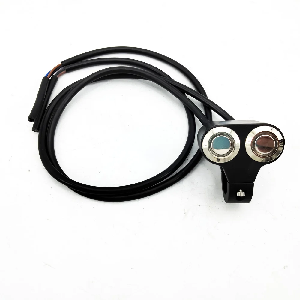 

1" 25mm Motorcycle Handlebar Switch Blue LED+ Manual-return & Self-return Button