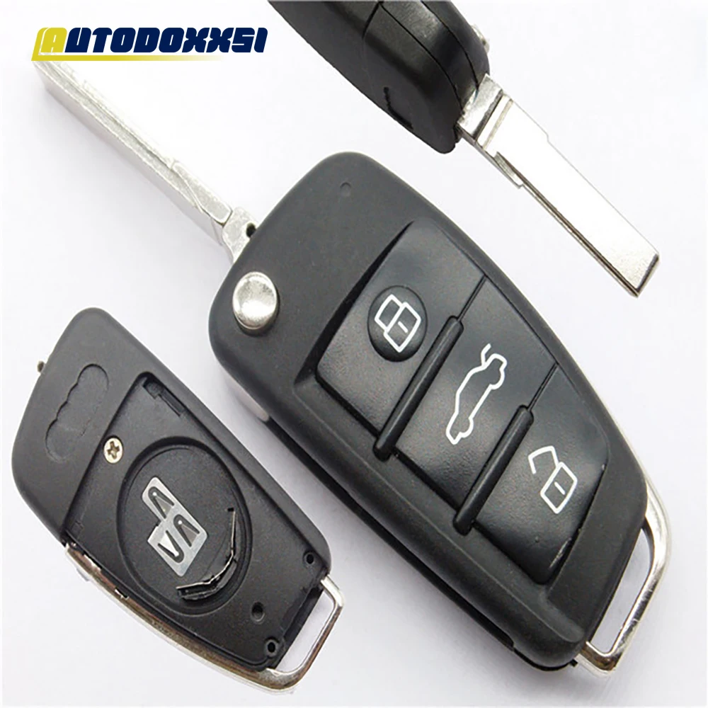 

Дистанционный ключ Autodoxxsi с 3 кнопками, чехол для AUDI, чехол A2 A3 A4 A6 A6L A8 TT