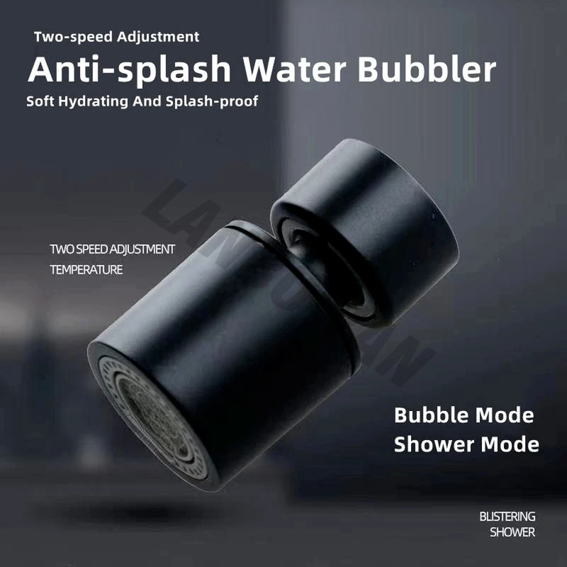 Description Picture 2 of item360 Degree Swivel Kitchen Tap Aerator Thread Adapter Chrome Splash-proof Water Saving Tap Bathroom Water Faucet Accessories