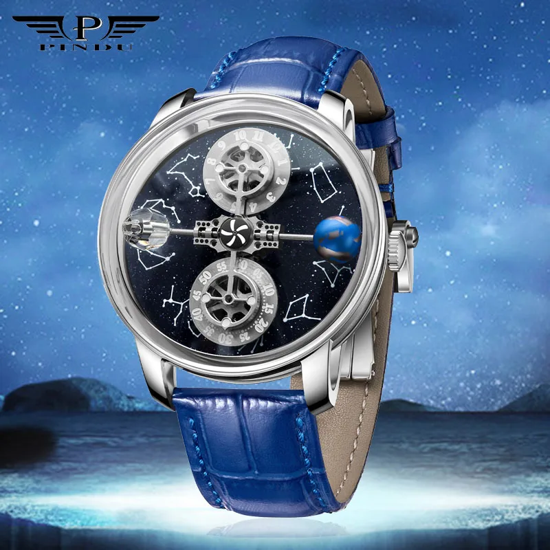 PINDUDesignWatchesMechanicalCelestialBodyStarryTwelve