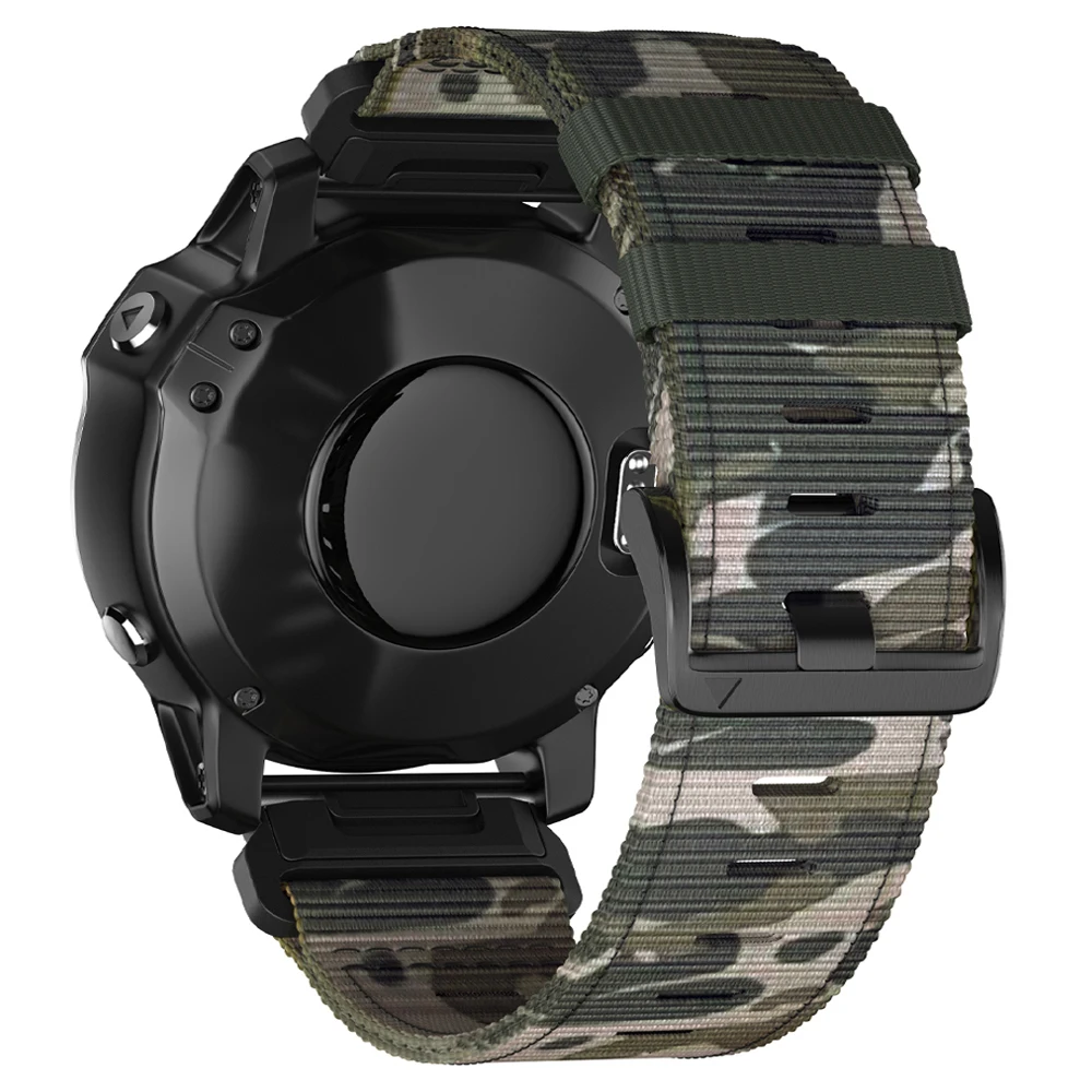 Durable Nylon Loop Sports Bracelet with Quick Release Strap (22mm/26mm)
