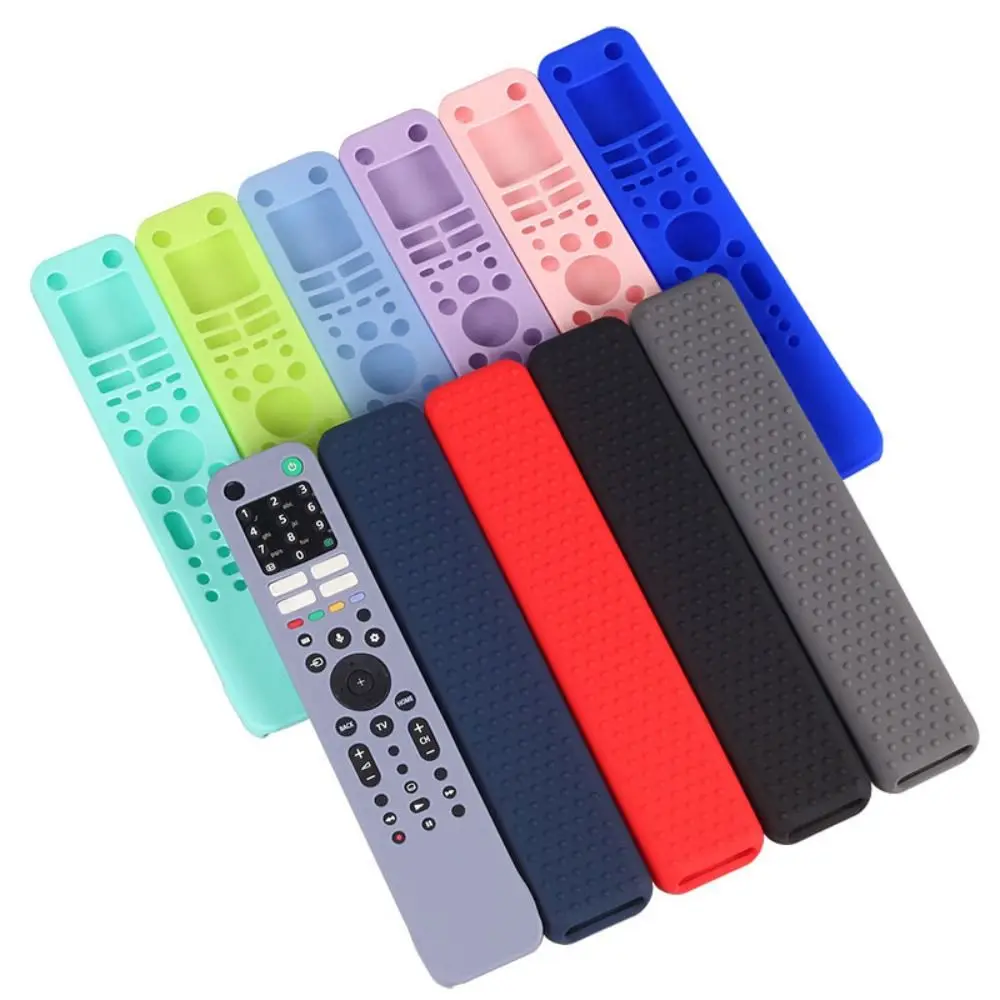 Silicone Remote Case Silicone Remote Sleeve Silicone Remote Cover Silicone Case Protector Remote Controller Cover Remote Control Silicone Protective Case for SONY Remote TV Stick Cover Protector RMF-TX520B