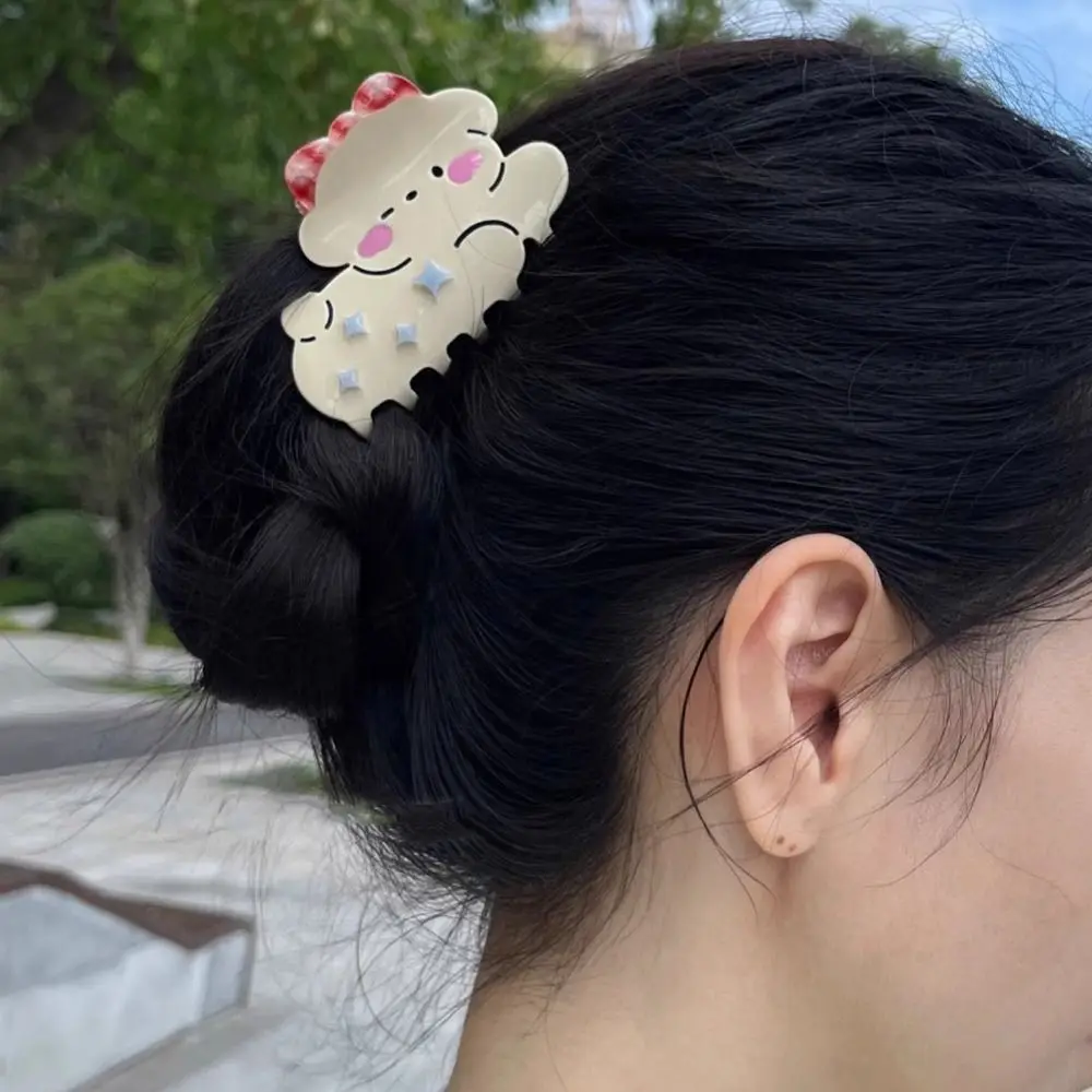 

Bowknot Dog Hair Claw Elegant Star Acetate Animal Shark Clip Cartoon Ponytail Holder Acetate Hair Clip Party