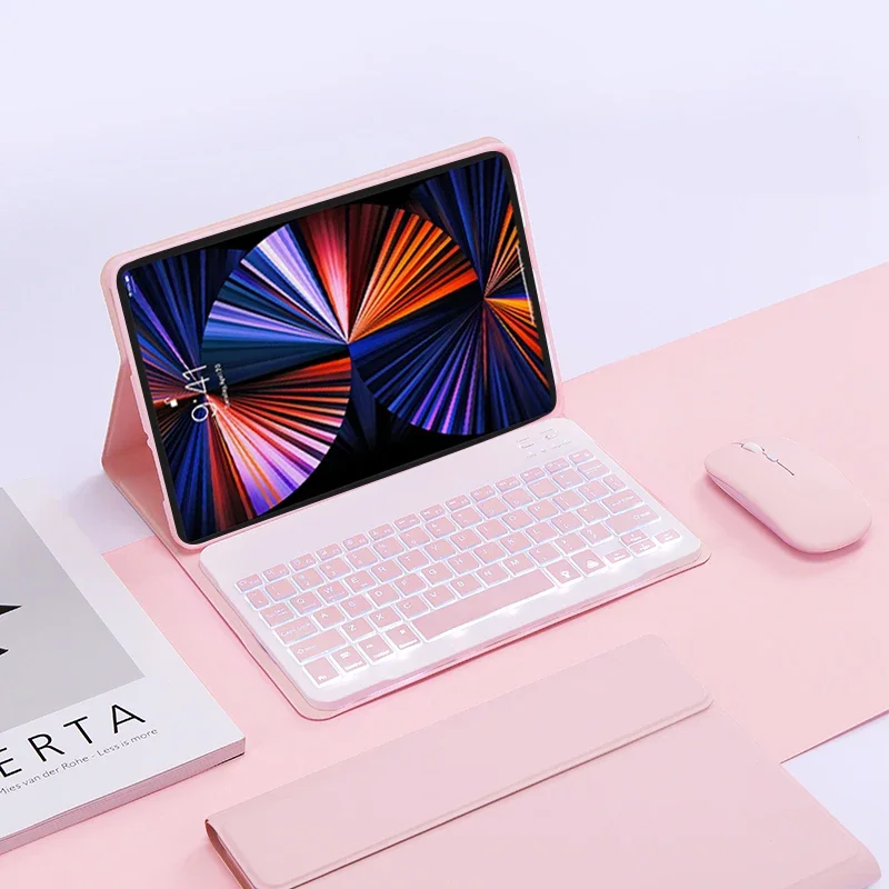 バックライト付きキーボードタブレットケース,Lenovo,Xiaomi Pad, Pro