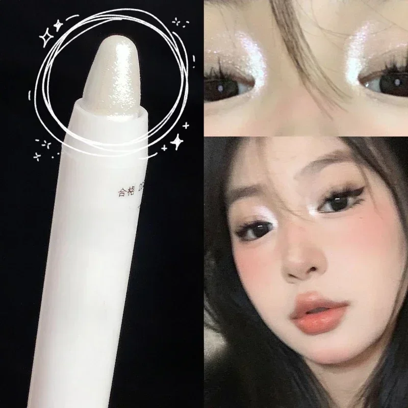 onmure Glitter Glide Stick EyeShadow Pearl White