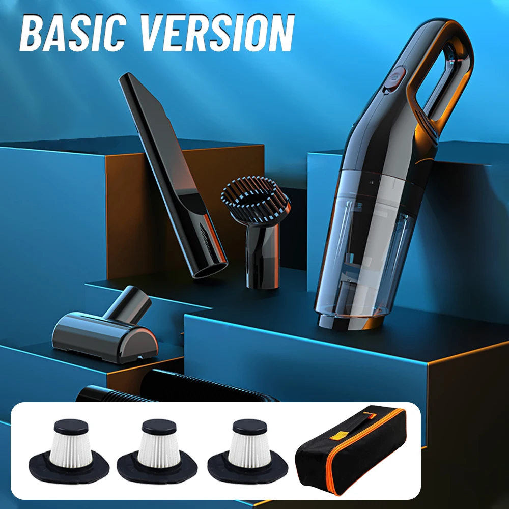 Kensun Portable AC/DC Rechargeable Car Vacuum Cleaner