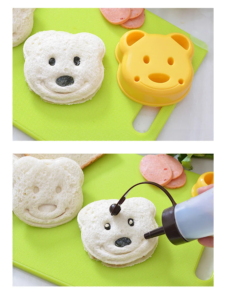 Kitchenique - TEDDY BEAR POCKET SANDWICH MAKER With the Teddy Bear Sandwich  Maker, you can shape your sandwich into an adorable bear shape! It allows  you to create sandwiches with those messy