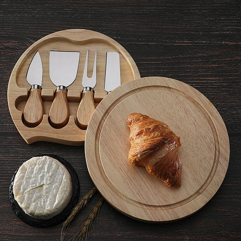 Stainless Steel Cheese Knives Set Cheese Slice Cutter Spreading Knife Fork for Kitchen Charcuterie Boards Accessories