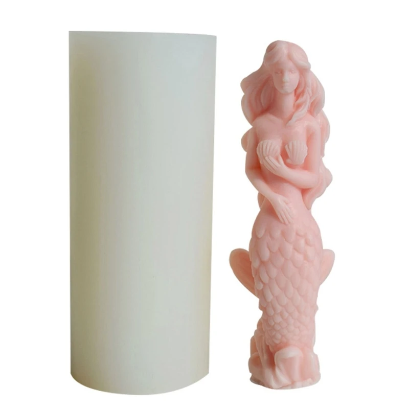 

Mermaids Silicone Mold DIY Table Ornament Tool Scented Making Supplies