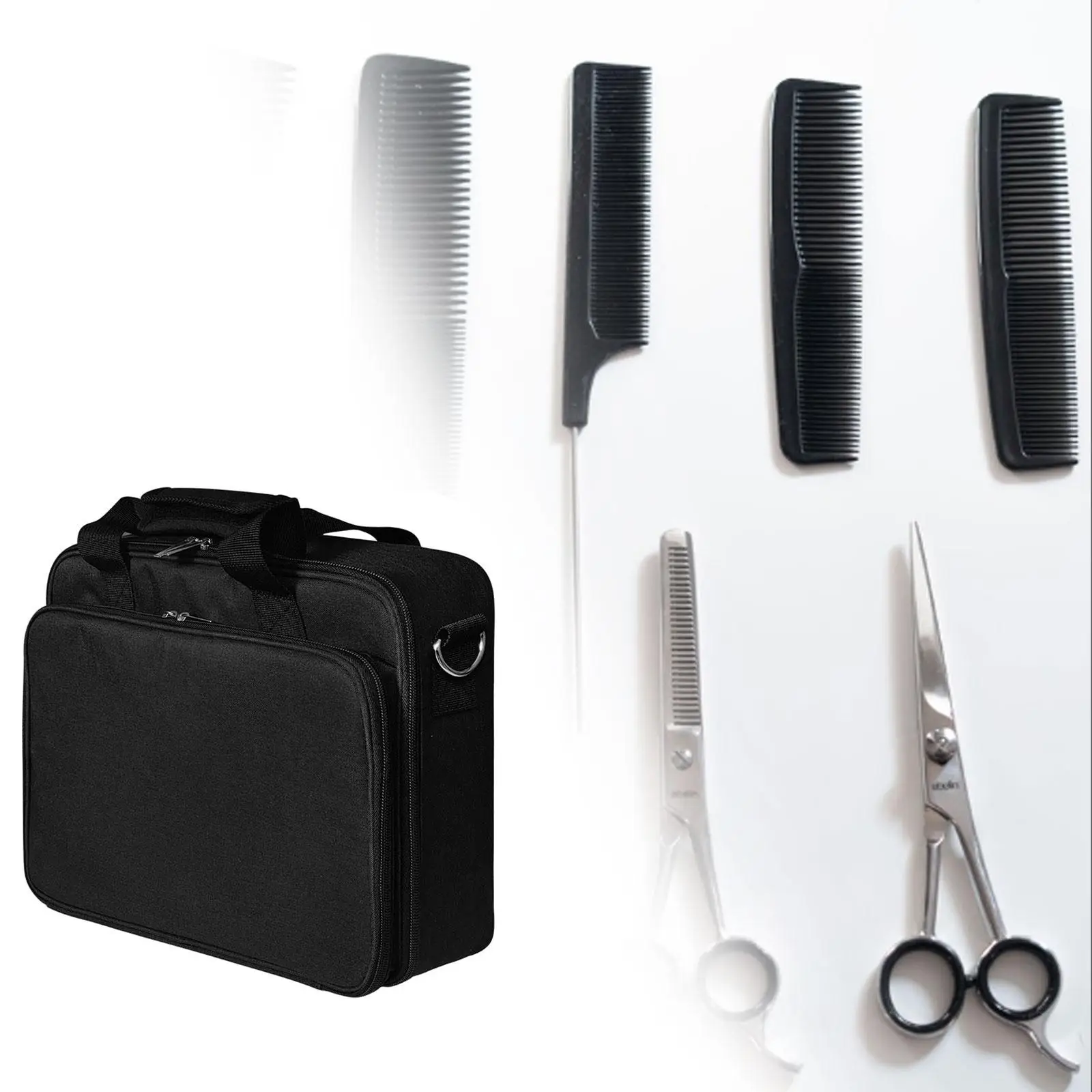 Salon Tool Bag Hairdresser Bag for Hairbrushes Combs Makeup Tool Toiletries