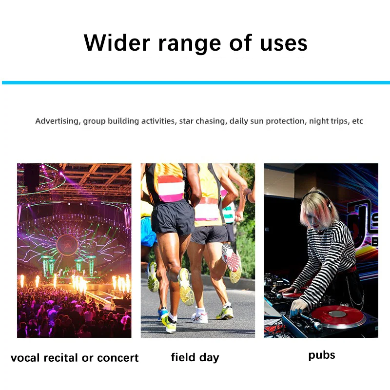 New App Bluetooth Hat Party Evening Party Glowing Hat Dazzling Atmosphere Hat led Night Running Safety Hat Shade Hat