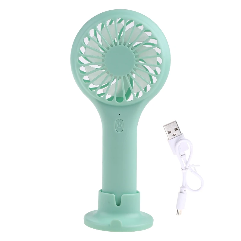 

Outdoor Small Cooling Fan Portable Handheld Fan USB Rechargeable Eyelash Fan Adjustable Mini Ventilation Fan Low Noise Dropship