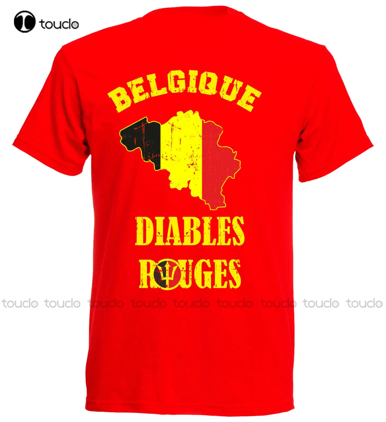 

Simple Short-Sleeved Cotton T-Shirt T-Shirt Belgien Original Footballer Fashion Funny New Xs-5Xl Halloween Christmas Gift