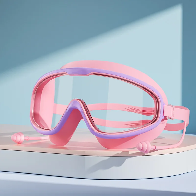 Swim Goggles for Kids Toddler 3-16Y Anti Fog No Leak Clear Wide Vision Swim Glasses Boys Girls Pool Beach Swimming Accessories 5