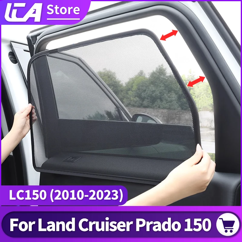 

For Toyota Land Cruiser Prado 150 LC150 FJ150 2010-2023 Tuning Interior Decoration Accessories Window Screen Windows Vent Visor