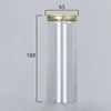 15 Sizes Clear Plastic Jar With Pink Aluminum Lids Empty Face Cream Cosmetic Container Gold Travel Refillable Bottles Box 5