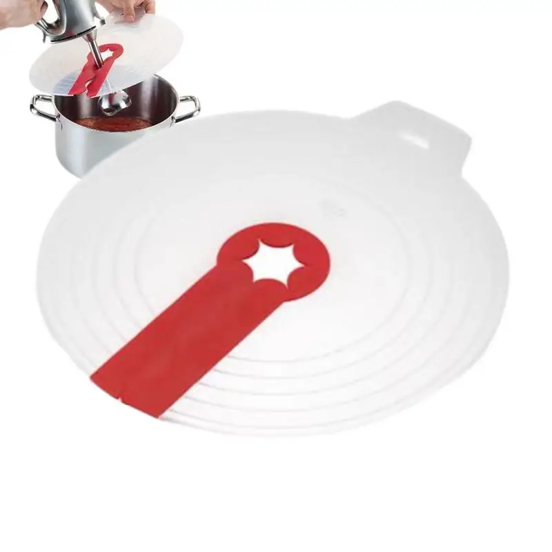 

Egg Bowl Whisk Screen Cover Hand Mixer Splatter Guard Silicone Anti Splash Cover Long-Lasting Baking Bowl Lid Guard For Stirring