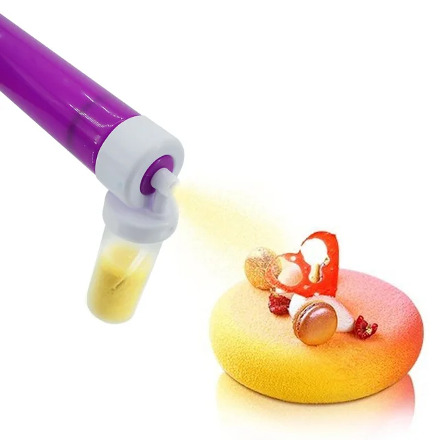 4 Színű Kézi Tészta Airbrush Pisztoly Sütemény Permetezőgép Para Pasteleria A Konyhai Szerszám - Image 4