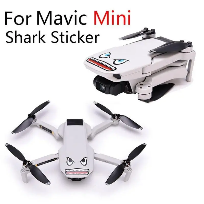 Sticker for Mavic Air 2 Mini 2 Pro Spark Air Body Shark Sticker Aircraft Accessories