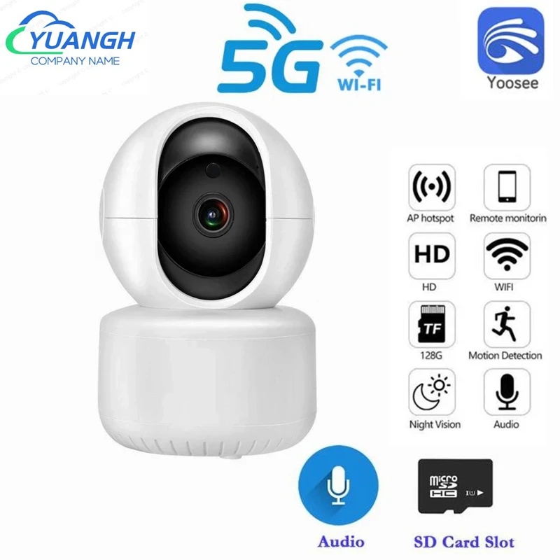 Yoosee Беспроводная внутренняя Wi-Fi камера 1080P CCTV, двухсторонняя аудио мини-камера безопасности, поддержка детской или 2,4G Wi-Fi