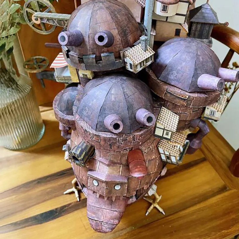 기계식 성 토지 버전 애니메이션 3D 입체 종이 모델, DIY 수제 장식 장난감