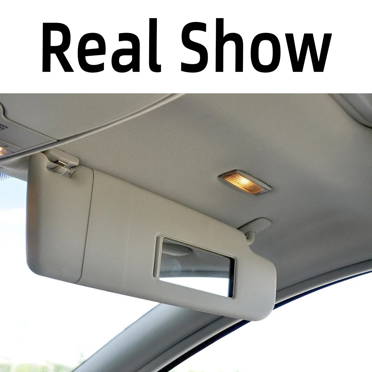 폭스바겐 골프 4, 파사트 B5, 제타 A4, 보라, 폴로 MK4 9N, 폭스, 비틀, 골, 투란 T5, 스코다, 시트용 실내 선바이저 조명 램프 x1 (3B0947109)