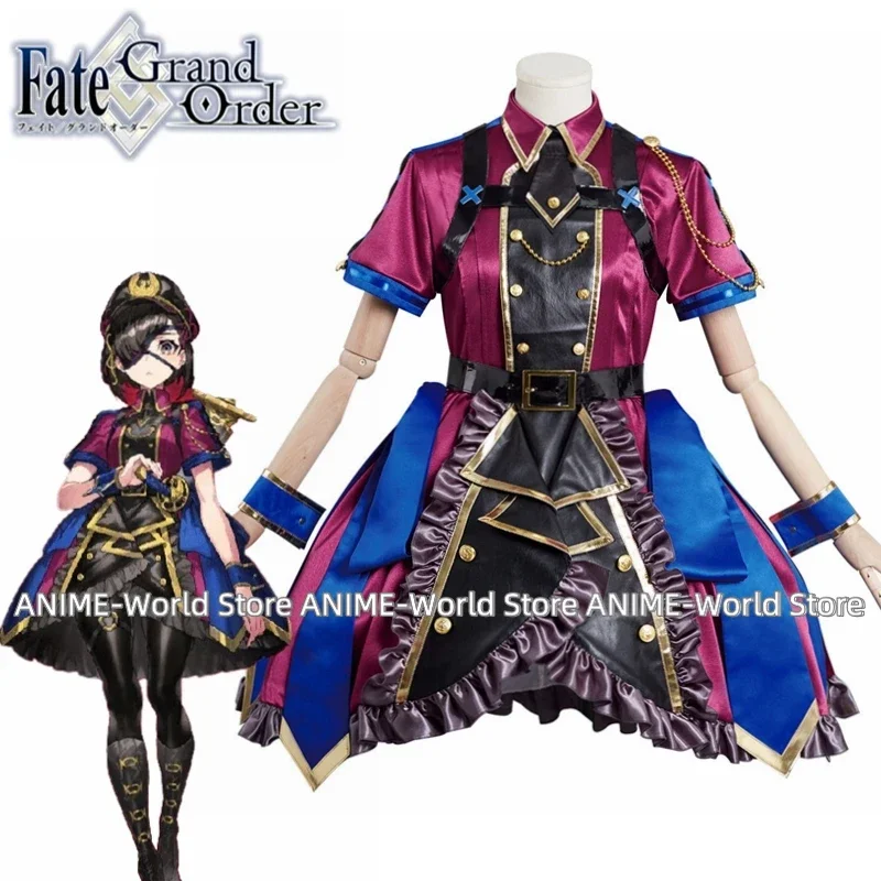 

《Custom size》Anime Game Fate Grand Order FGO - Mysterious Ranmaru X Cosplay Costume Dress Outfits Halloween Carnival Suit