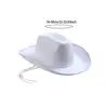 Cowboy Hat Felt Princess Hat Performance Bound Western Cowgirl Hat Bachelorette Birthday Party Costume Accessory 6